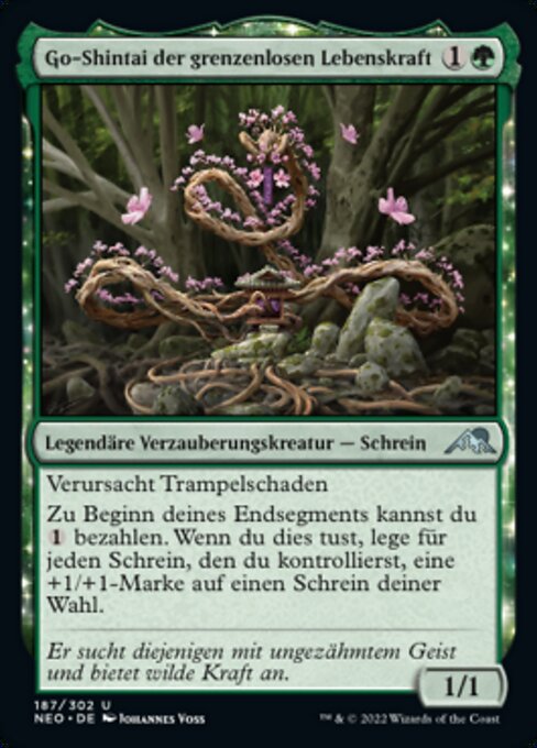 Go-Shintai der grenzenlosen Lebenskraft NEO-187 Uncommon Near Mint Deutsch
