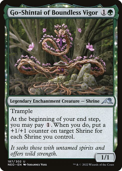 Go-Shintai of Boundless Vigor NEO-187 Uncommon Near Mint Englisch