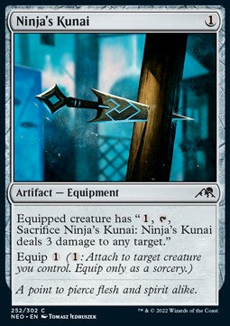 Ninja-Kunai NEO-252 Common Near Mint Englisch Foil