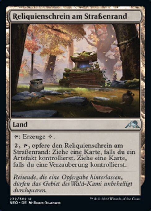 Reliquienschrein am Straßenrand NEO-272 Uncommon Near Mint Deutsch Foil