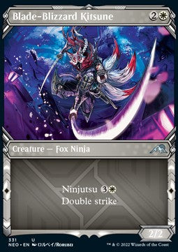 Klingenblizzard-Kitsune XNEO-331 Uncommon Near Mint Englisch Foil