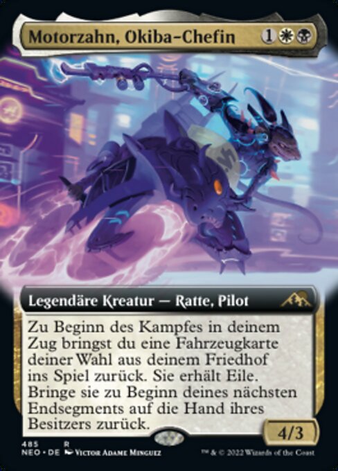 Motorzahn, Okiba-Chefin (V.2) XNEO-485 Rare Excellent Deutsch