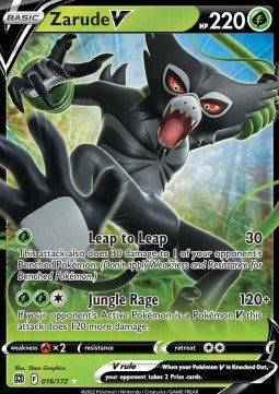 Zarude V BRS-016 Ultra Rare Light Played Französisch