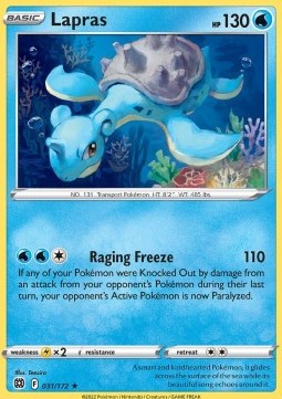 Lapras BRS-031 Rare Near Mint Deutsch