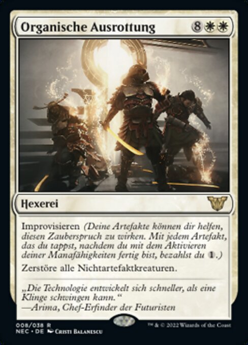 Organische Ausrottung (V.1) NEC-8 Rare Near Mint Deutsch