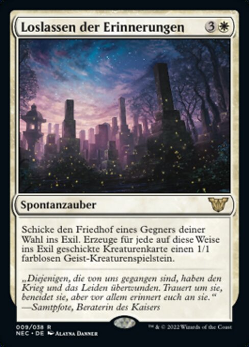 Loslassen der Erinnerungen (V.1) NEC-9 Rare Near Mint Deutsch