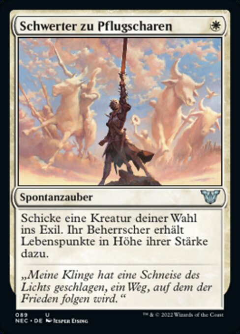 Schwerter zu Pflugscharen NEC-89 Uncommon Excellent Deutsch