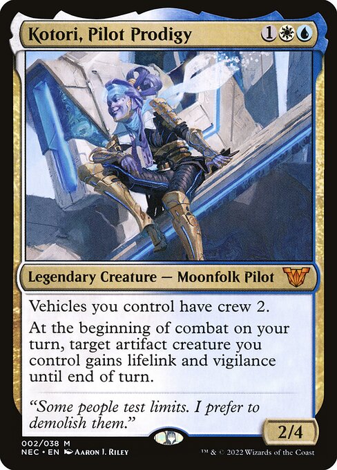 Kotori, Piloten-Naturtalent (V.1) NEC-2 Mythic Near Mint Englisch Foil