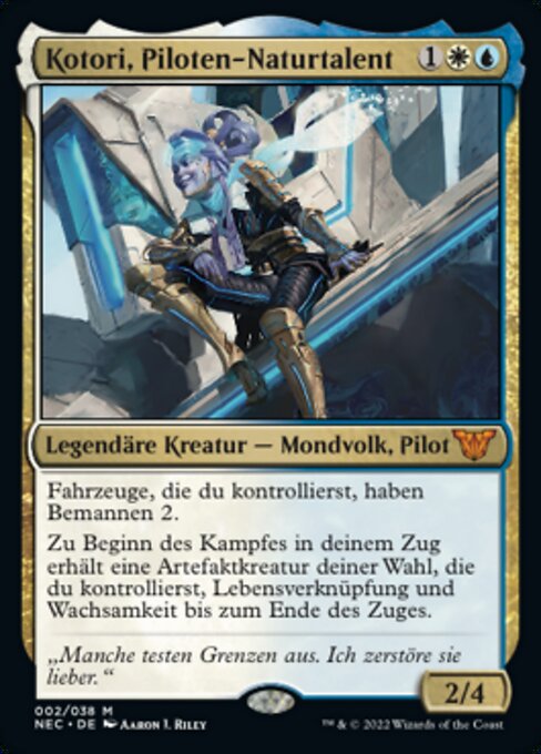 Kotori, Piloten-Naturtalent (V.1) NEC-2 Mythic Excellent Deutsch Foil