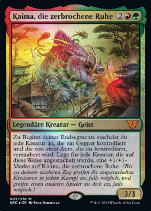 Kaima, die zerbrochene Ruhe (V.1) NEC-3 Mythic Near Mint Deutsch