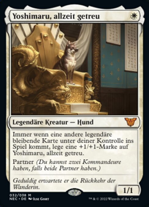 Yoshimaru, allzeit getreu (V.1) NEC-32 Mythic Excellent Deutsch
