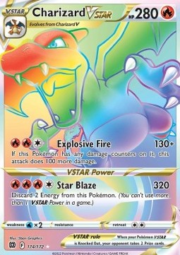 Glurak VSTAR BRS-174 Secret Rare Near Mint Deutsch