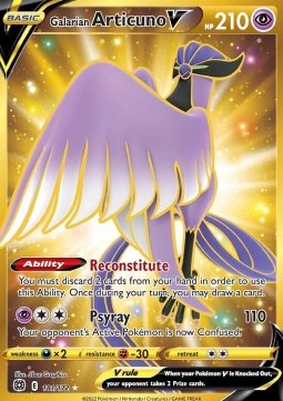 Galar-Arktos V BRS-181 Secret Rare Near Mint Deutsch