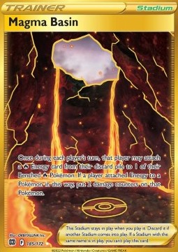 Magmabecken BRS-185 Secret Rare Near Mint Deutsch