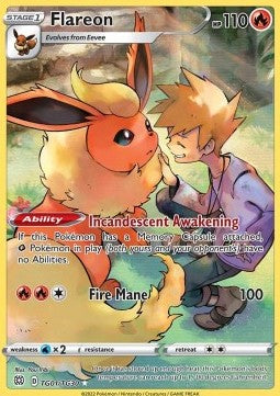 Flareon BRS-TG01 Holo Rare Near Mint Englisch