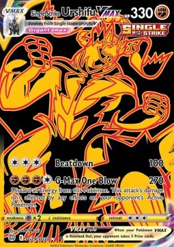Single Strike Urshifu VMAX BRS-TG29 Secret Rare Good Englisch
