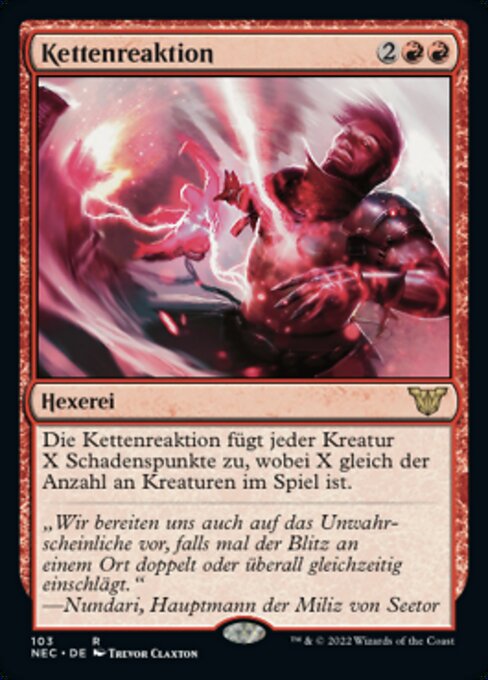 Kettenreaktion NEC-103 Rare Near Mint Deutsch