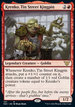Krenko, Zinnstraßenboss NEC-107 Rare Near Mint Deutsch