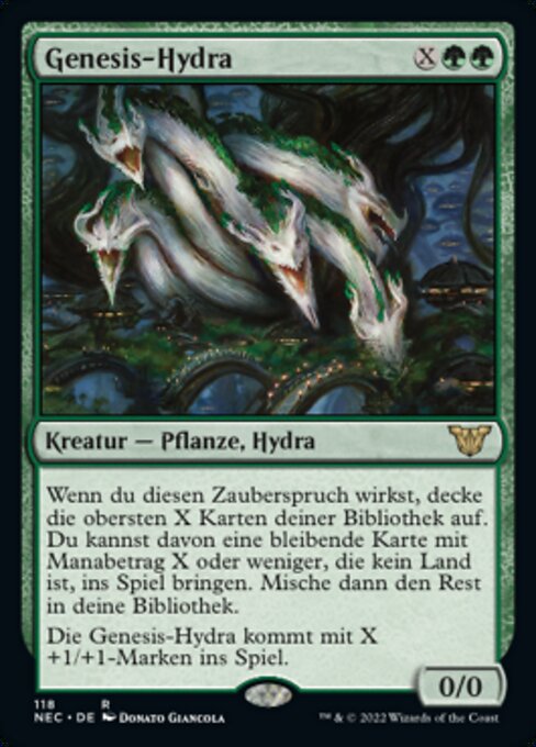 Genesis-Hydra NEC-118 Rare Near Mint Deutsch