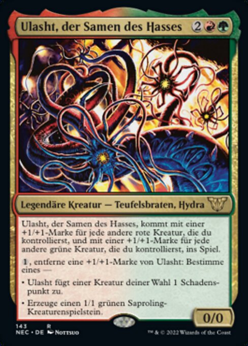 Ulasht, der Samen des Hasses NEC-143 Rare Near Mint Deutsch