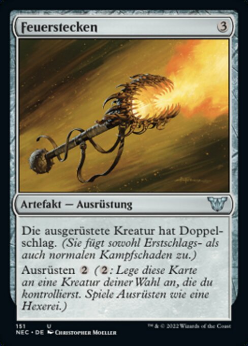 Feuerstecken NEC-151 Uncommon Near Mint Deutsch