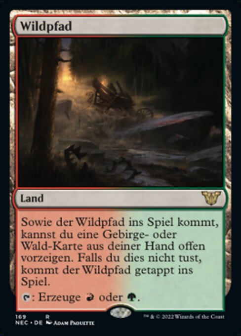 Wildpfad NEC-169 Rare Near Mint Deutsch