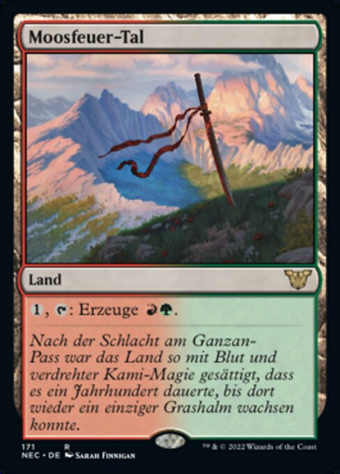 Moosfeuer-Tal NEC-171 Rare Near Mint Deutsch