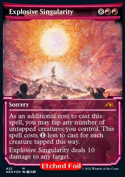 Explosive Singularität (V.3) XNEO-422 Mythic Near Mint Englisch