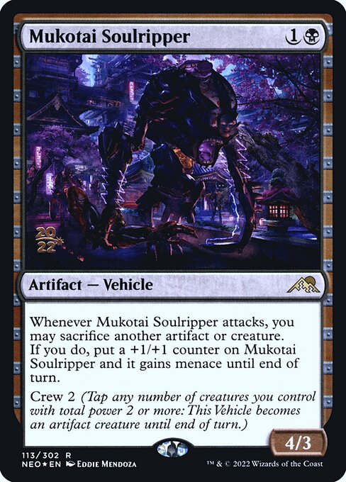 Mukotai-Seelenreißer (V.1) PNEO-113 Rare Excellent Deutsch Foil