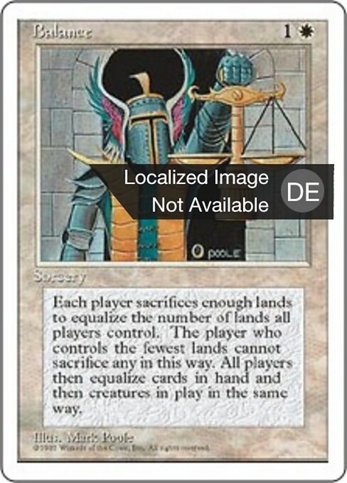 Balance 4ED- Rare Good Deutsch