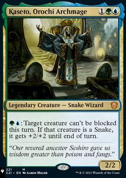 Kaseto, Orochi-Erzmagier ZNL-221 Mythic Excellent Englisch