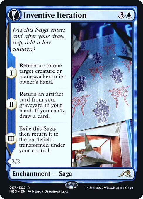 Inventive Iteration // Living Breakthrough PNEO-57 Rare Excellent Deutsch Foil