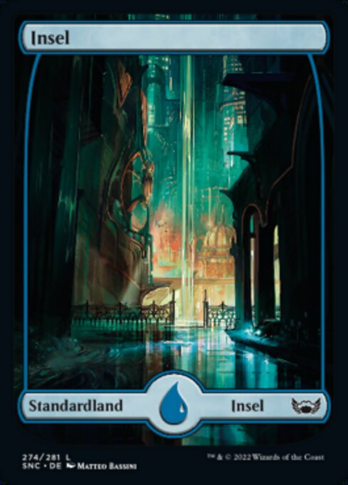 Insel (V.1) SNC-274 Land Near Mint Deutsch Foil