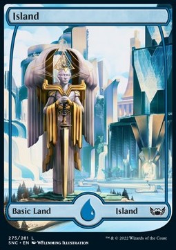 Insel (V.2) SNC-275 Land Near Mint Deutsch