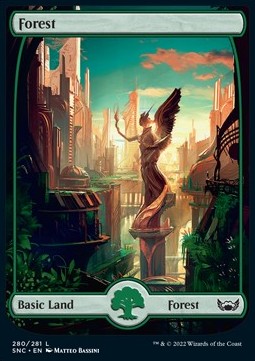 Wald (V.1) SNC-280 Land Near Mint Deutsch Foil