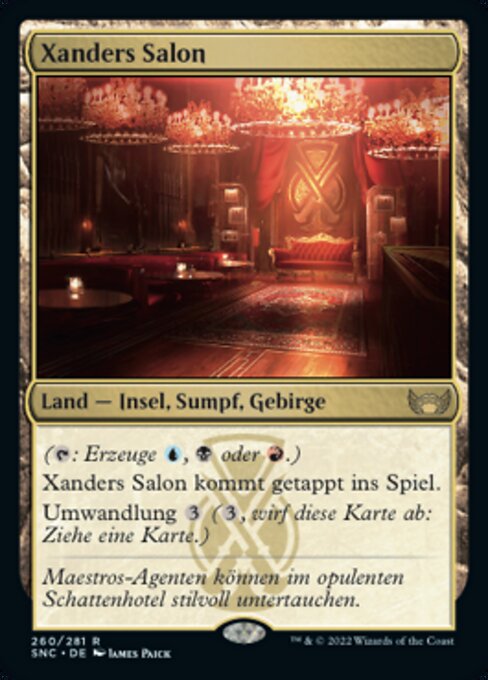 Xanders Salon SNC-260 Rare Near Mint Deutsch