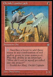 Orcish Lumberjack ICE- Common Light Played Englisch