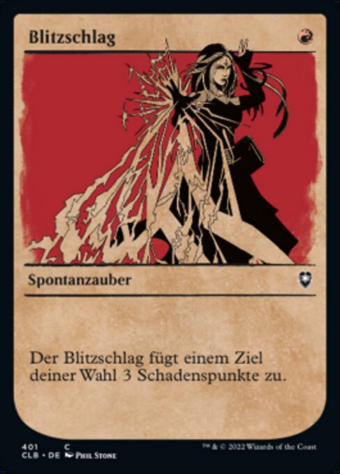 Blitzschlag XCLB-401 Common Excellent Deutsch