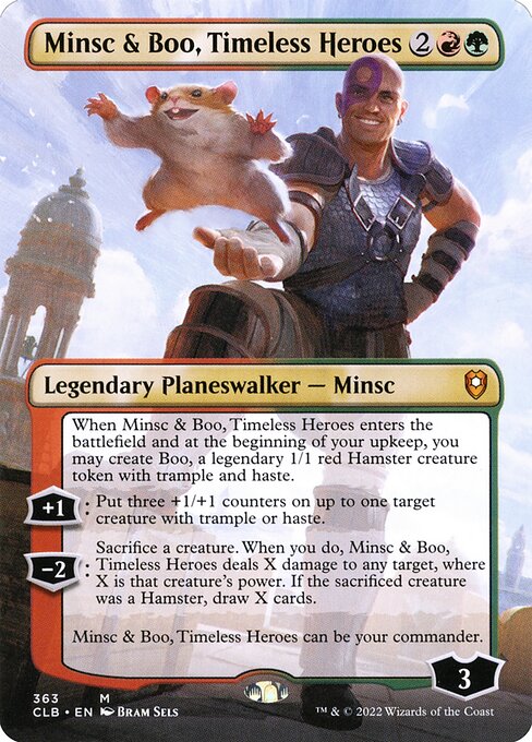 Minsc & Buh, zeitlose Helden XCLB-363 Mythic Good Deutsch Foil