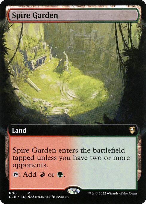 Spire Garden XCLB-606 Rare Excellent Englisch Foil