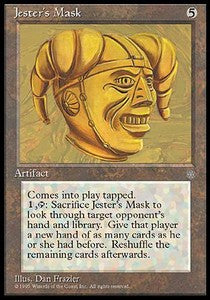 Jester's Mask ICE- Rare Light Played Englisch