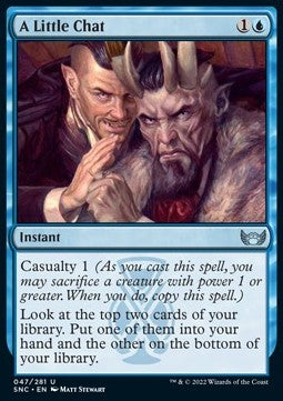 A Little Chat SNC-47 Uncommon Near Mint Englisch Foil