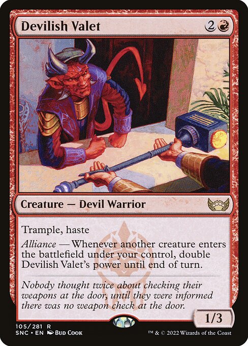 Devilish Valet SNC-105 Rare Near Mint Englisch