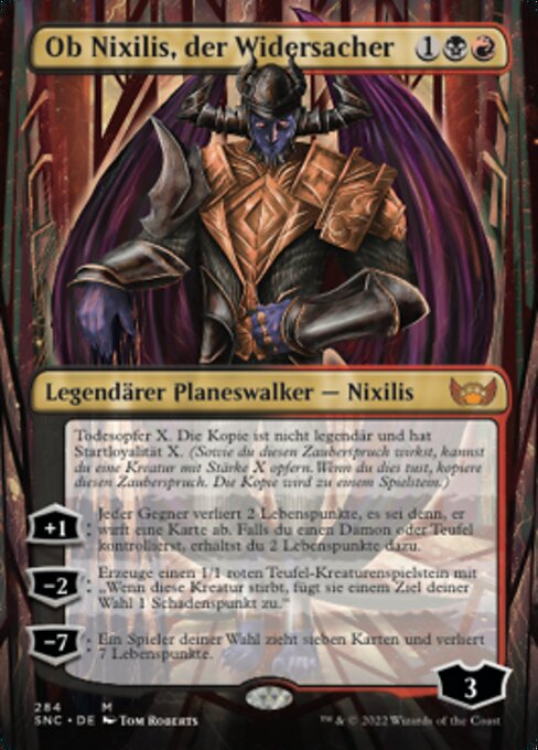Ob Nixilis, der Widersacher (V.1) XSNC-284 Mythic Good Deutsch