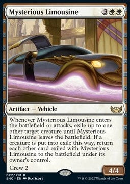 Mysterious Limousine SNC-22 Rare Excellent Englisch Foil