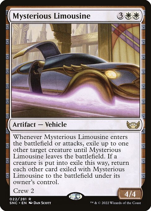 Mysterious Limousine SNC-22 Rare Excellent Englisch Foil