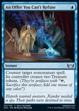An Offer You Can't Refuse SNC-51 Uncommon Near Mint Englisch Foil