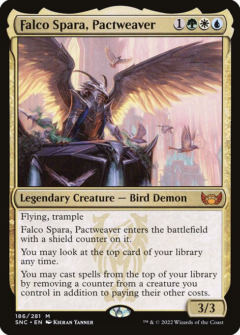 Falco Spara, Pactweaver SNC-186 Mythic Near Mint Englisch