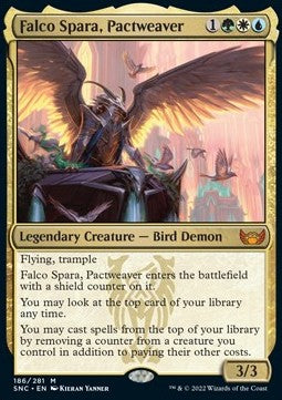 Falco Spara, Pactweaver SNC-186 Mythic Near Mint Englisch
