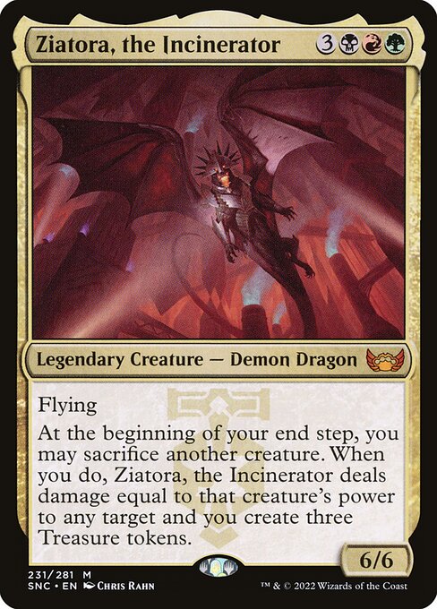 Ziatora die Einäscherin SNC-231 Mythic Near Mint Englisch Foil